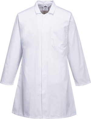 (2206) White Men's Food Coat