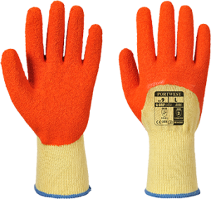 (A105) Grip Xtra Glove - Yellow/Orange