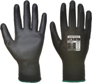 (A129) Black PU Palm Glove (480 Pack)