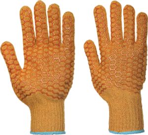 (A130) Orange Criss Cross Glove