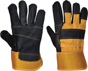 (A200) Furniture Hide Glove - Yellow/Black