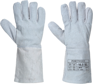 (A501) XL Grey Ambi Dex Welding Gauntlet