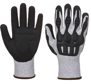 (A723) TPV Impact Cut Glove - Grey/Black