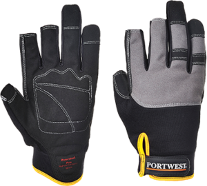 (A740) Black Powertool Pro - High Performance Glove