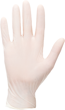 (A915) White Powder Free Latex Disposable Glove