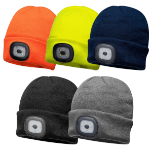 (B029) Beanie LED Head Light USB Rechargeable