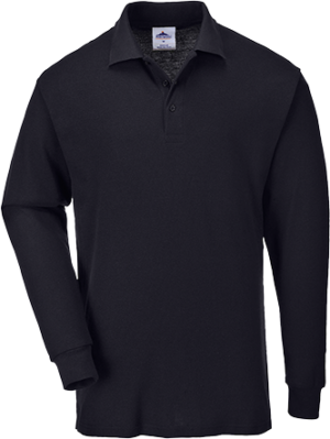 (B212) Genoa Long Sleeved Polo Shirt