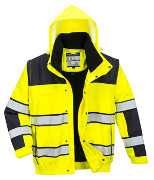 (C466) Hi-Vis Classic Bomber Jacket