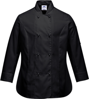 (C837) Rachel Ladies Long Sleeve Chefs Jacket