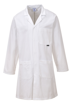 (C851) White Standard Coat