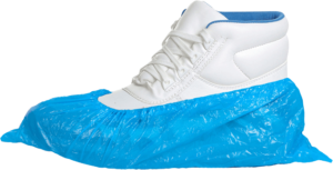 (D340) Blue Disposable PE Overshoes (Pack of 6000)