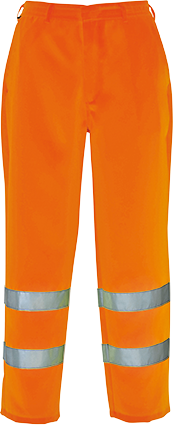 (E041) Hi-Vis Poly-Cotton Trousers