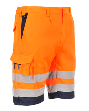 (E043) Hi-Vis Poly-Cotton Shorts