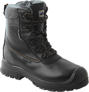 (FD02) Black Portwest Compositelite Traction 7 Inch (18cm) Safety Boot S3 HRO CI WR