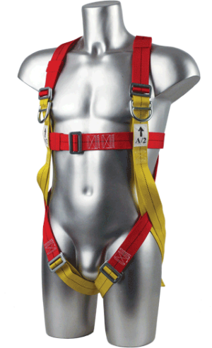 (FP10) Red Portwest 2 Point Harness Plus