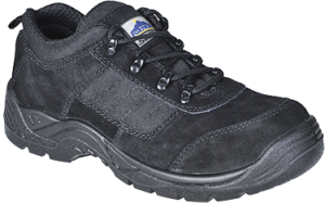 (FT64) Portwest Black Steelite Trouper Shoe S1P