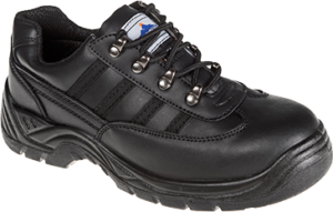 (FW15) Portwest Black Steelite Safety Trainer S1