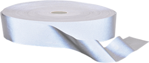 (HF50) Silver Hi-Vistex Flame Resistant Reflective Tape 100M