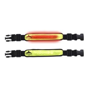 (HV05) Yellow Illuminated Flashing Armband