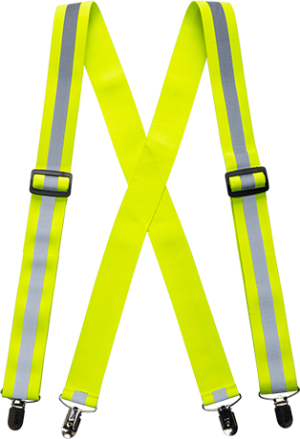 (HV56) Yellow Hi-Vis Trouser Braces