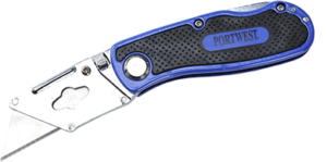 (KN30) Blue Folding Utility Knife