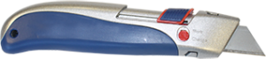(KN40) Blue Retractable Safety Cutter