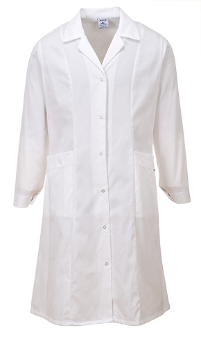 (LW56) White Princess Line Coat