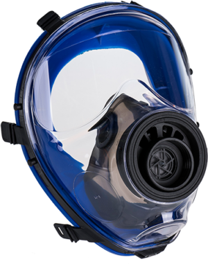 (P516) Blue Helsinki Full Face Respirator - Universal Thread