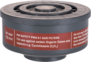 (P900) Grey A1 Gas Filter Special Thread Connection (Pack of 6)
