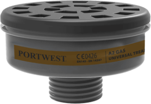 (P906) Black A2 Gas Filter Universal Tread (Pack of 6)