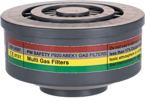 (P920) Grey Abek1 Gas Filter Special Thread Connection (Pack of 4)