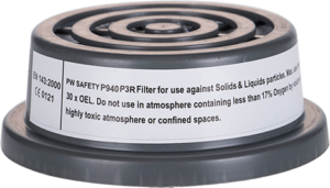 (P940) Grey P3 Particle Filter Special Thread Connection (Pack of 6)