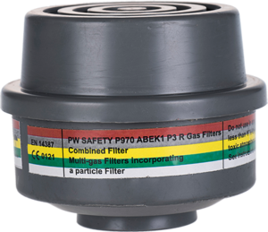 (P970) Grey Abek1P3 Combination Filter Special Thread Connection (Pack of 4)