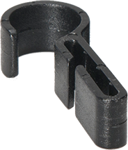(PA04) Black Universal Head Light Safety Helmet Clips (Pack of 100)