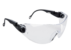 (PW31) Clear Contoured Safety Spectacle