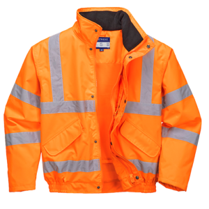 (RT62) Hi-Vis Breathable Bomber Jacket