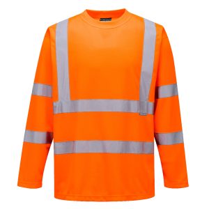 (S178) Hi-Vis Long Sleeved T-Shirt