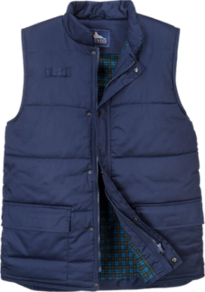 (S410) Navy Aran Bodywarmer