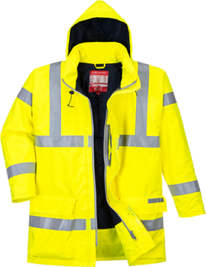 (S778) Bizflame Rain Hi-Vis Antistatic FR Jacket