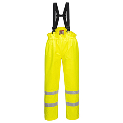 (S780) Bizflame Rain Unlined - Hi-Vis Antistatic FR Trouser