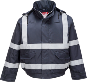 (S783) Bizflame Rain FR Multi Protection Bomber Jacket - Navy