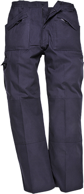 (S787) Navy Classic Action Trousers