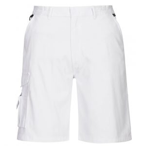 (S791) White Painters Shorts