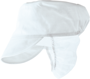(S896) White Snood Cap