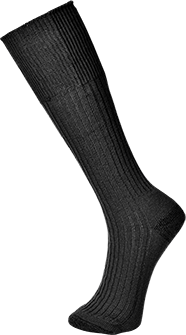 (SK10) Combat Sock - Black