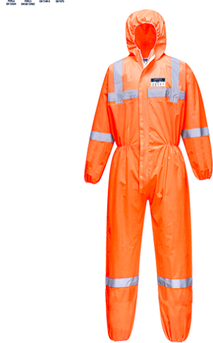 (ST36) Vixtex Coverall SMS - Orange