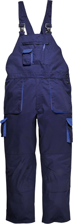 (TX17) Portwest Texo Contrast Bib & Brace - Lined