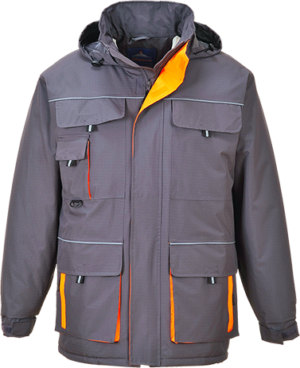 (TX30) Grey Portwest Texo Contrast Rain Jacket