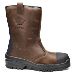 (B0745) Elk Safety Boots - Brown/Black