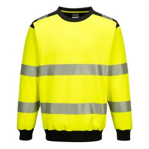 (PW379) PW3 Hi-Vis Crew Neck Sweatshirt